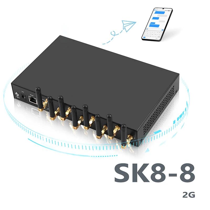 SK8-8 SIM Goip Ʈ, esim voip Ʈ, 8 Ʈ, 8 , sms  , quectel 5g ,  